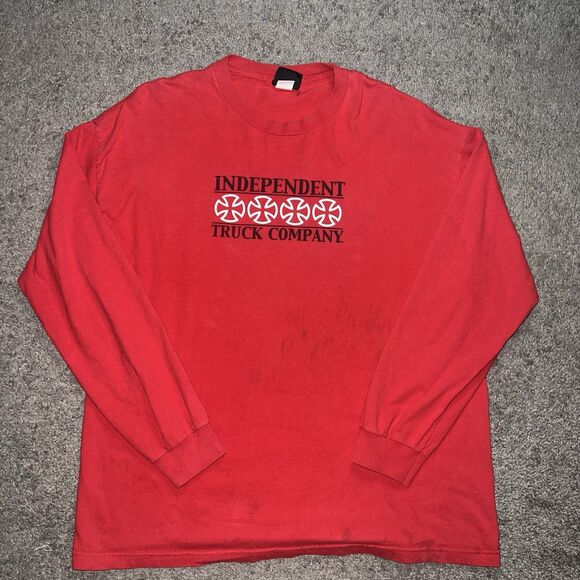 Independent trucks Shirt vintage NHS Santa Cruz skateboard USA made Crewneck 90s